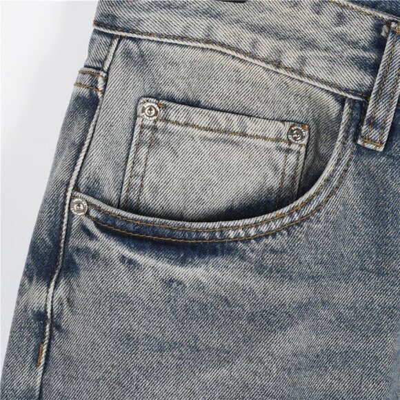 Burberry 25SS Back Pocket Check Horse Denim Pants s - Picture 7 of 12